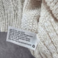 Oshkosh B'Gosh Vintage Knit White Ruffle  Poncho Cape Sweater Girls Toddle 3T
