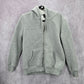 162. Forever 21 Gray Long Sleeve Cotton Sherpa Zip Up Hoodie Small