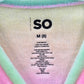 SO Pink Rainbow Long Sleeve Fleece Pullover Toddler Sweater Girls M Medium