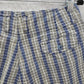 Separate Issue Blue Plaid Stripe Bermuda Pleated Bottoms Pants Shorts Plus 15/16
