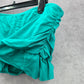 Apt 9 Green Mini Ruffle Stretch Ruched Skort Swimwear Plus 16