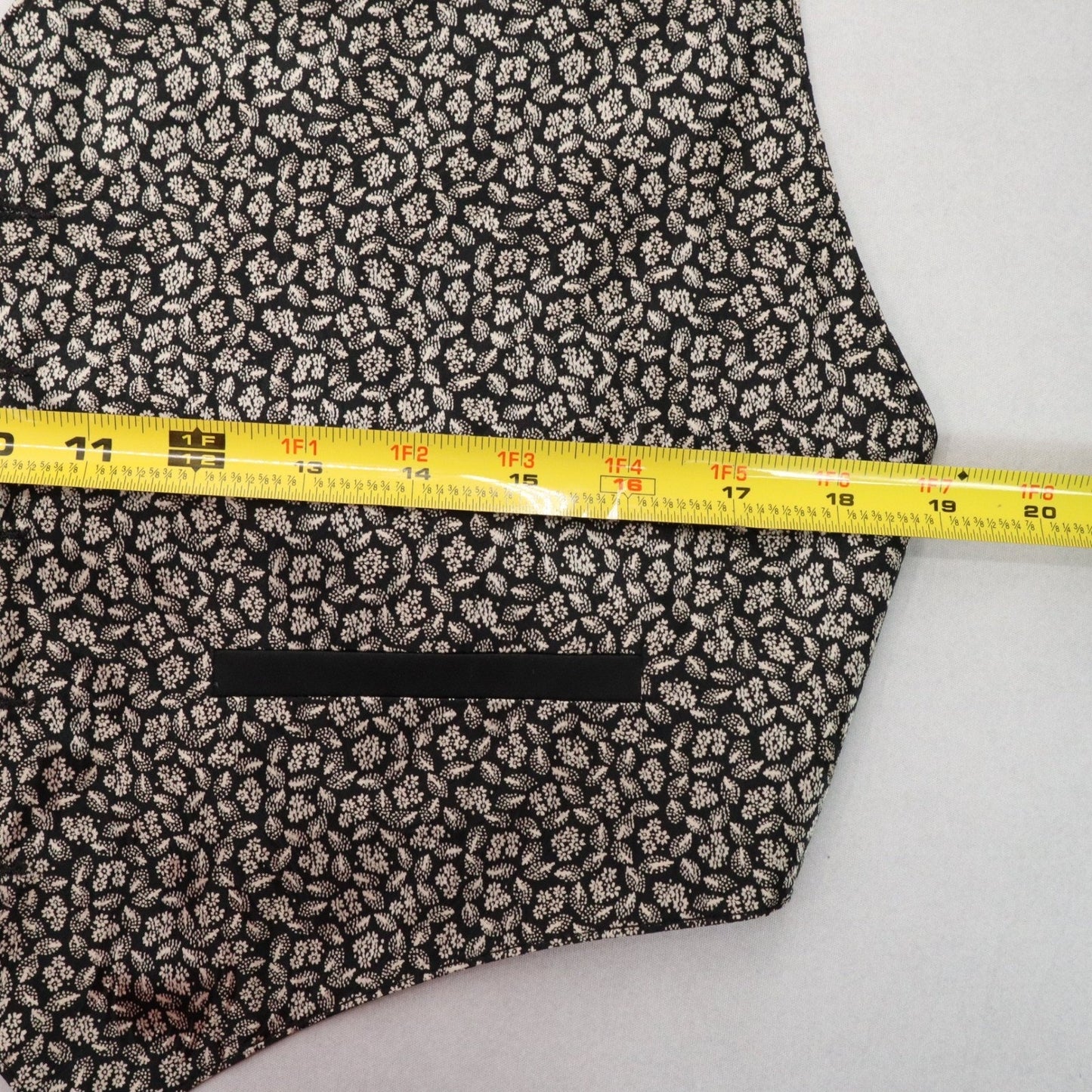 Gray Short Open Back Welt Pocket 5 Button Point Silk Waistcoat Tuxedo Vest S/M