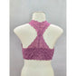 Felina Purple Lace Floral Whimsy Racerback Bridal Bralette Medium