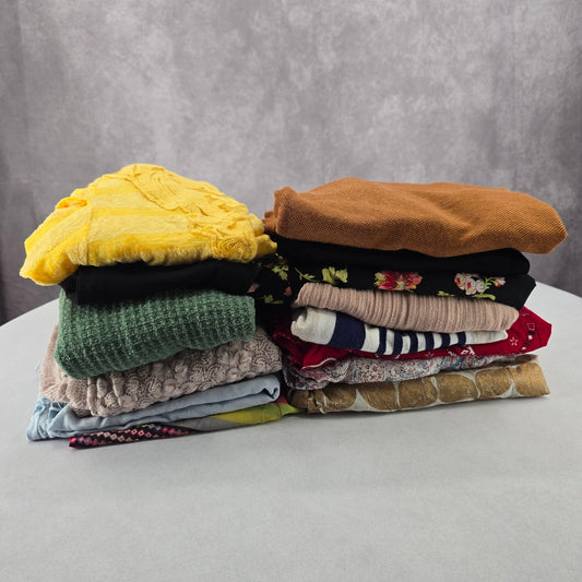 Lot of 14 Womens Tops Sweaters Tanks Random Mixed Bundle of 14 S Small