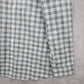 Gap Slim Fit Gray Plaid Long Sleeve Casual Work Mens Button Down Dress Shirt XL