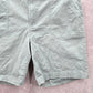 Lee Gray Mid Rise Regular Fit Flat Front Bermuda Bottoms Pants Shorts Plus 16