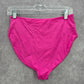 Matilda Jane Pink Stripe Cheeky High Bikini Bottom Swimwear Medium