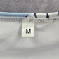 Shein Blue White Floral Print Bikini Bottoms Swimwear Medium