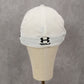 Under Armour White Fitted Athletic Sports Baseball Cap Hat