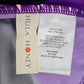 Hula Honey Purple Stripe Tube Cutout Padded Swimwear Tankini Top Medium M