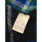Est 1946 Green Pom Pom Plaid Long 90s Scarf OSFM
