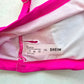 Shein Pink Bikini Top Padded Bra Swimwear Adjustable Strap Swimsuit Plus 1XL
