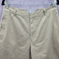 Real Comfort Tan Flat Front Bermuda Bottoms Cotton Pants Shorts Plus 14