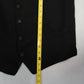 Joseph Abboud Black 5 Button Point Welt Pocket Waistcoat Tuxedo Suit Vest M 42R