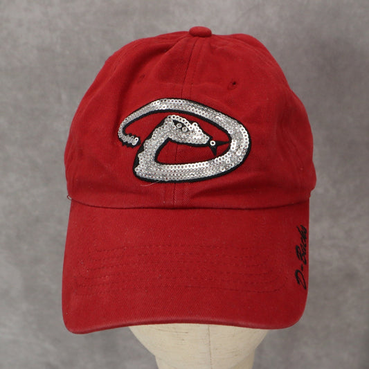 Fan Favorite Arizona Diamondback Sequin Cloth Strap Buckle Baseball Cap Hat
