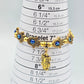Evil Eye Owl Gold Bead Fashion Elastic Bracelet Charm Costume Jewelry