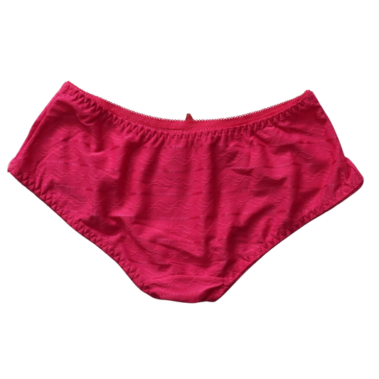 Queen Pink Lace Elastic Sexy Cheeky Flirty Intimates Ladies Underwear Medium