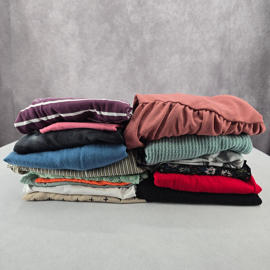 Lot of 16 Womens Tops Sweaters Tanks Random Mixed Bundle of 16 S Small