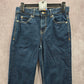 061. There Abouts Blue Straight Skinny Fit Denim Pants Jeans 16