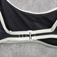 Xhilaration Black White Sports Hook Bikini Top Swimwear Medium