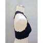 Felina Black Racerback Lace Floral Dark Boudoir Romantic Bralette Medium
