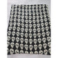 Black Skull Printed Large Gothic Grunge Infinity Scarf OSFM