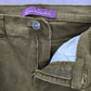 Gloria Vanderbilt Green Straight Taper Denim Short Jeans Cotton Bottom Pants 10S