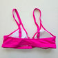 Shein Pink Bikini Top Padded Bra Swimwear Adjustable Strap Swimsuit Plus 1XL