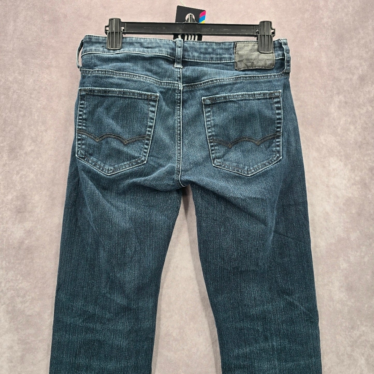 002. American Eagle Outfitters Dark Blue Denim Straight Pants Skinny 30x30