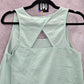 Jack Pastel Green Sleeveless Triangle Cutout Tank Top Small