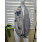 Apt 9 Gray Silver Spotted 90s Y2K Infinity Scarf OSFM