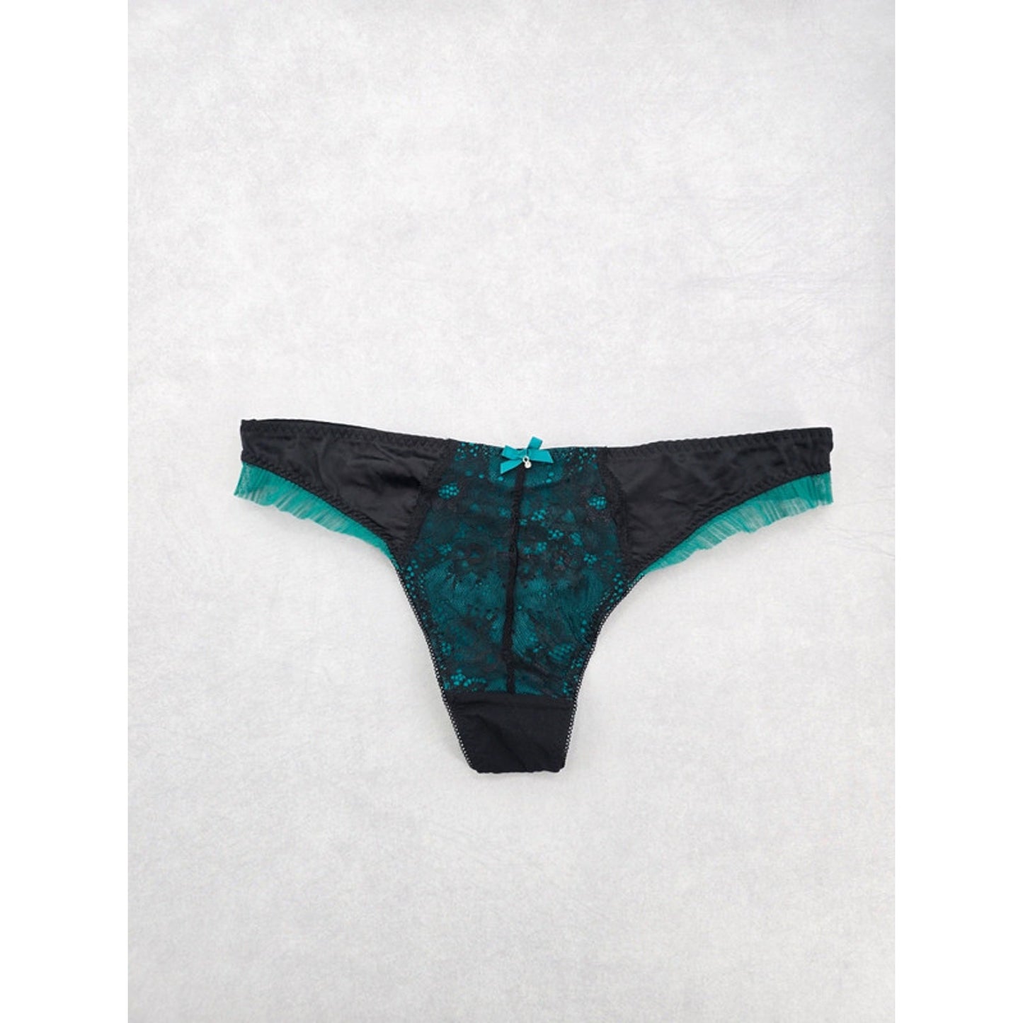 George Green Lace Panty Lace Dainty Whimsy Sexy Goth Fairy Coquette Bridal Large