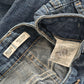 007. Riders By Lee Mid Rise Boot Cut Straight Blue Denim Pants Jeans Size 14M