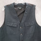 Kenneth Cole Blue 5 Button Point Pocket Waistcoat Formal Tuxedo Suit Vest M 42R