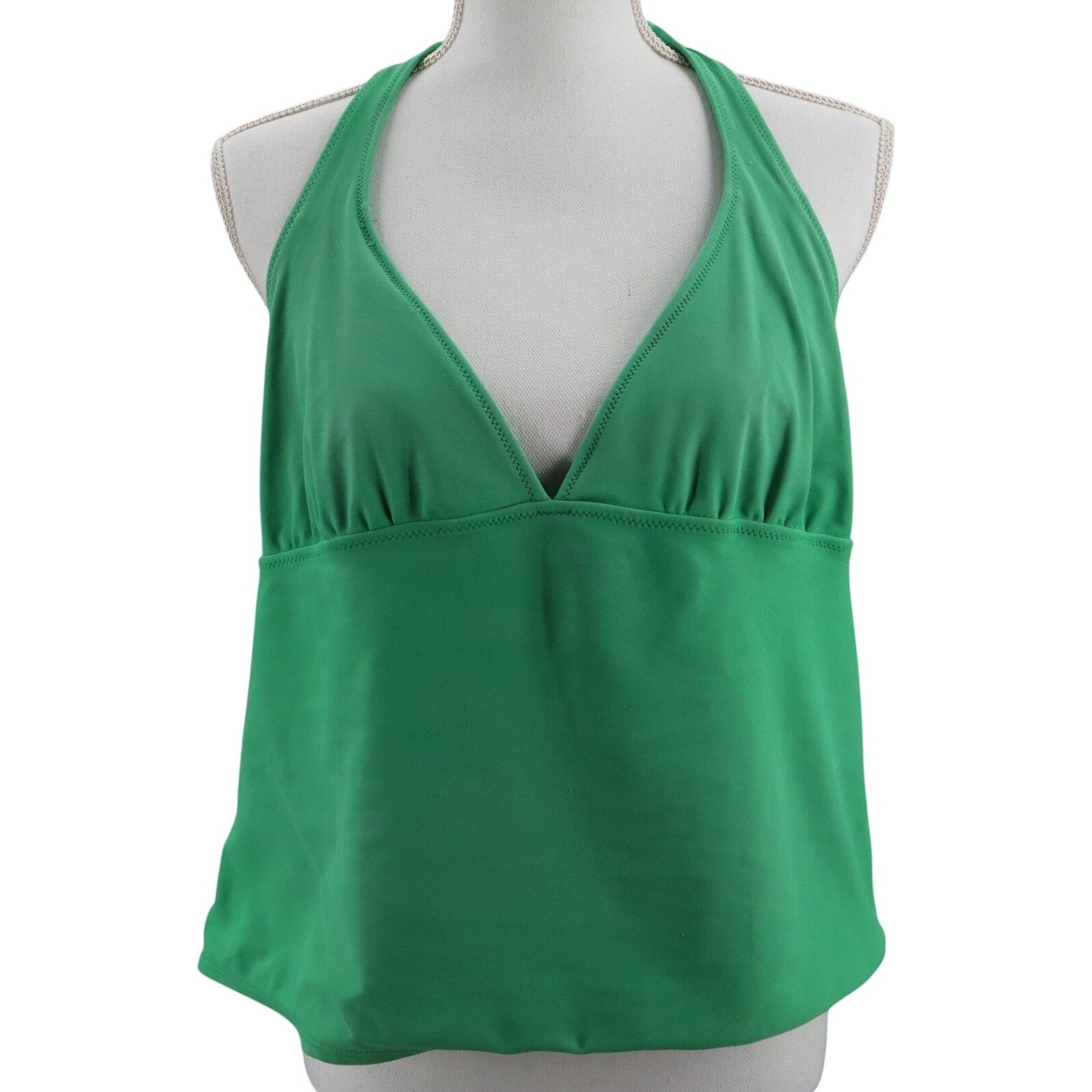 Y2K Mermaid Halter Old Navy Green Swim Active VTG Sports Tankini Crop Tie Top XL