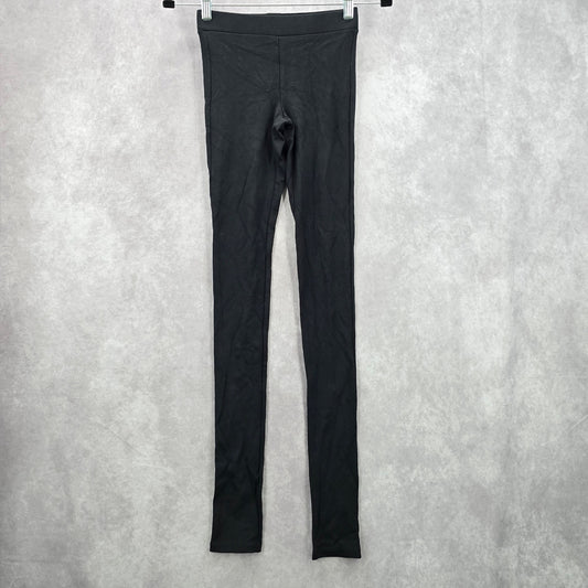 Theory Shawn Ponte Classic Black Pants Leggings Bottoms Active Extra Small XS