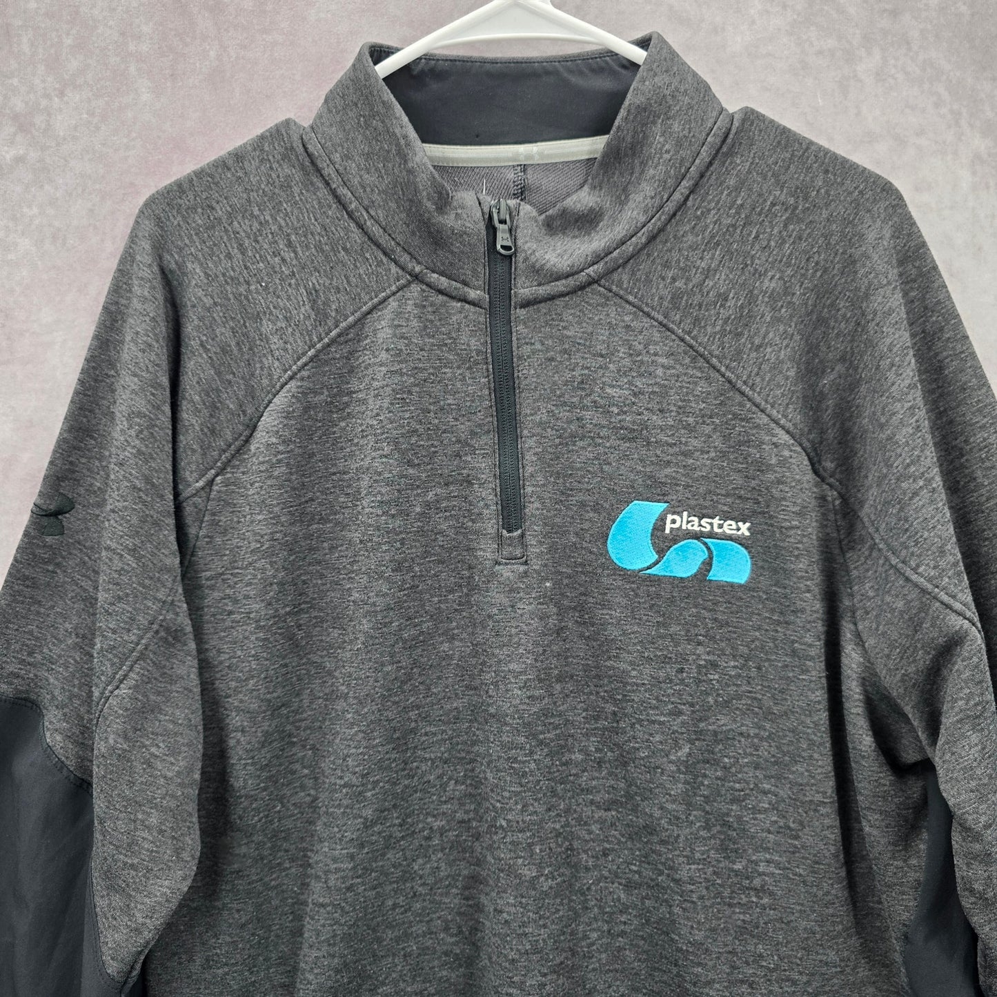 168. Under Armour Gray Zip Jacket Pullover Long Sleeve Men's Extra Large XL