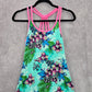 Authentic American Heritage Green Pink Floral Maxi Sleeveless Strap Junior L/14