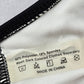 Black Padded Y2K Classic Pull On Swim Sports Bra Beach Bikini Top M Medium