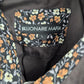 Billionaire Mafia Brown Floral Mens Button Down Party Long Sleeve Dress Shirt L