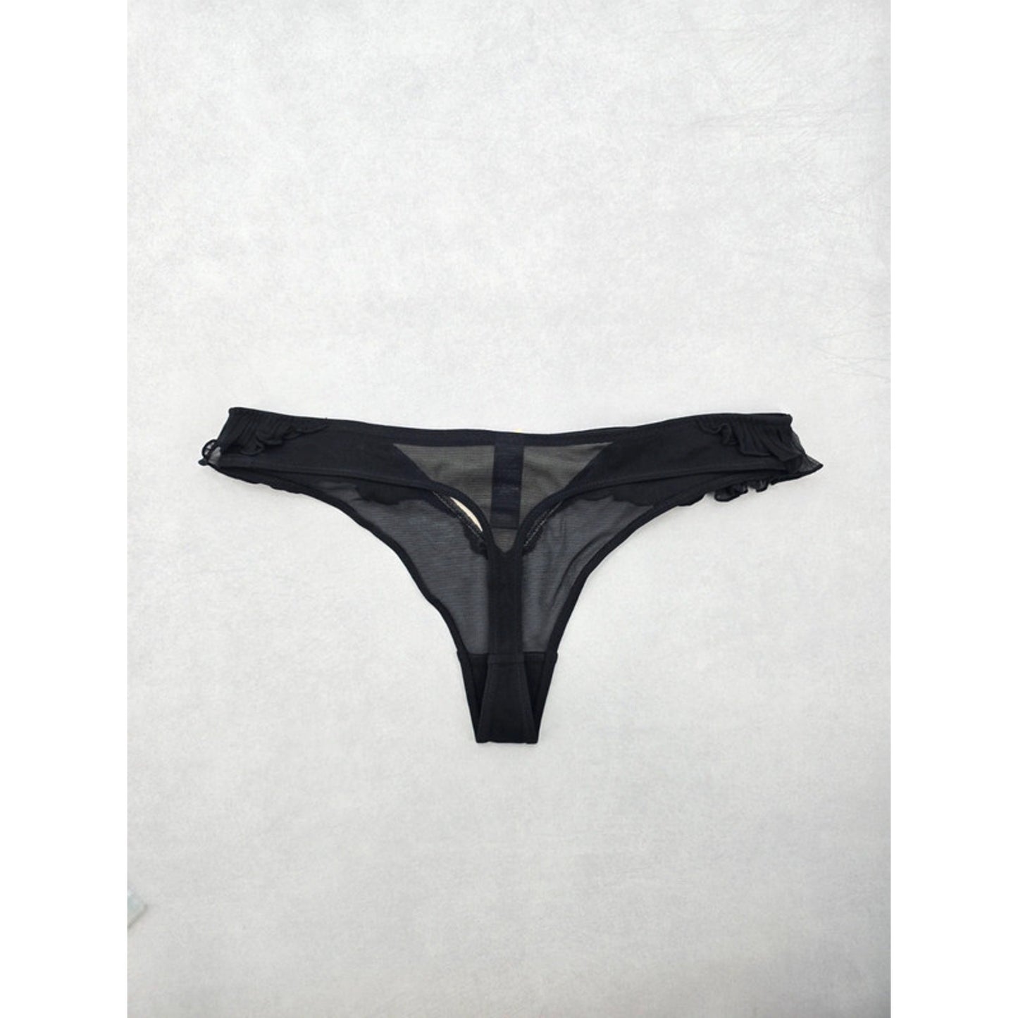 George Black Lace Panty Lace Dainty Whimsy Sexy Goth Fairy Bridal Large