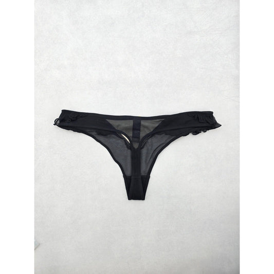 George Black Lace Panty Lace Dainty Whimsy Sexy Goth Fairy Bridal Large