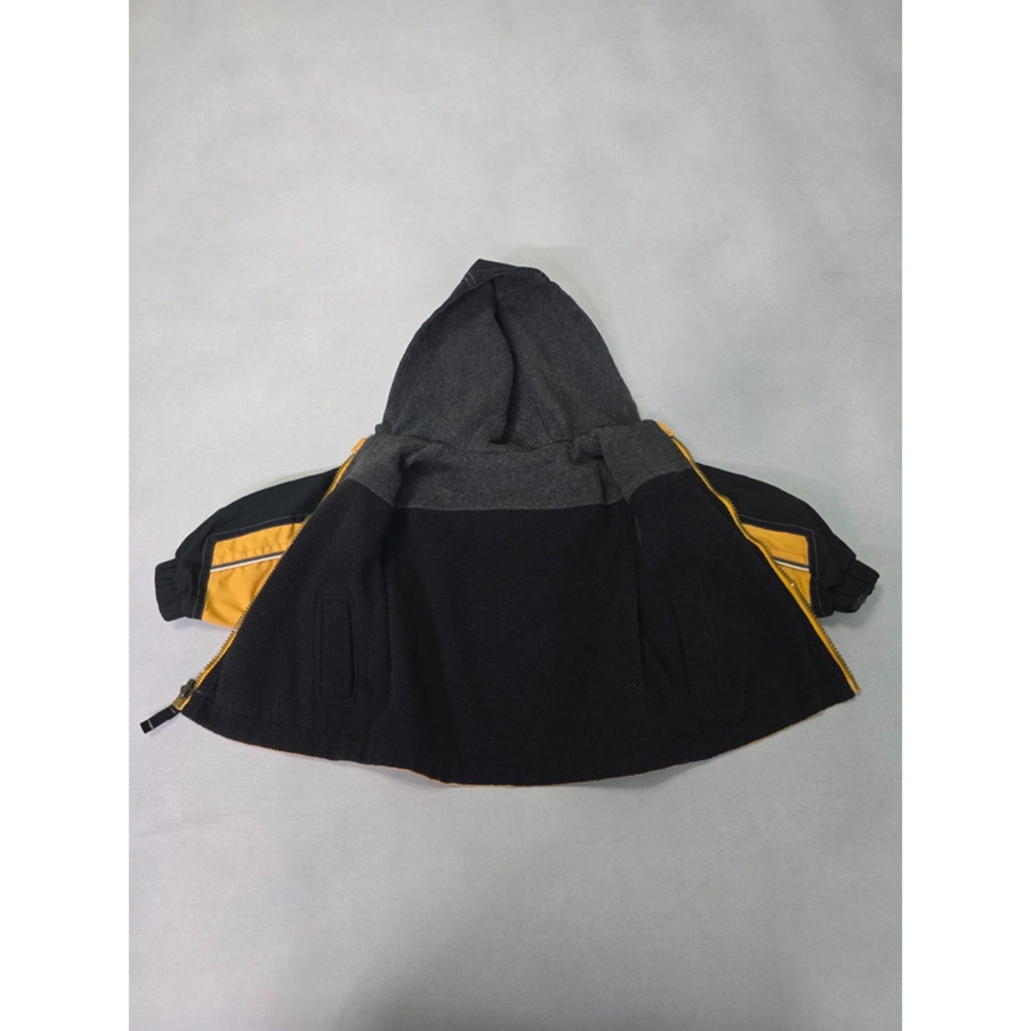 Weathertamer Yellow Reversible Hodded Outdoor Windbreakers Jacket Baby Boys 12M