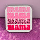 Mama Pink Handmade Square Refrigerator Magnet