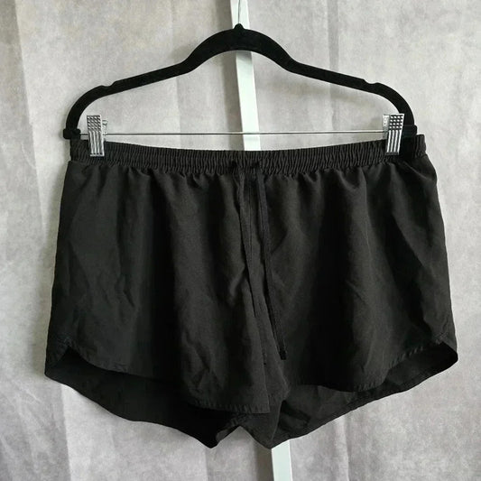 Danskin Now Black Active Pull On Athletic Running Shorts Large