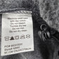 Harriton Gray Full Zip Mock Neck Fleece Sweater Coat Jacket XL Extra Large