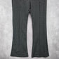 Classic Concepts Black Pull On Stretch Straight Wide Flare Pants L Large