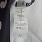 Bobbie Brooks Black White Polka Dot Halter Tie Swimwear Tankini Top Medium M
