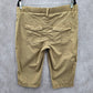 Sonoma Tan Cargo Flat Front Bottoms Pants Shorts Cotton 8