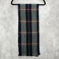 Blue Green Plaid Tartan Fringe Wrap Long Shawl Unisex Scarves Scarf